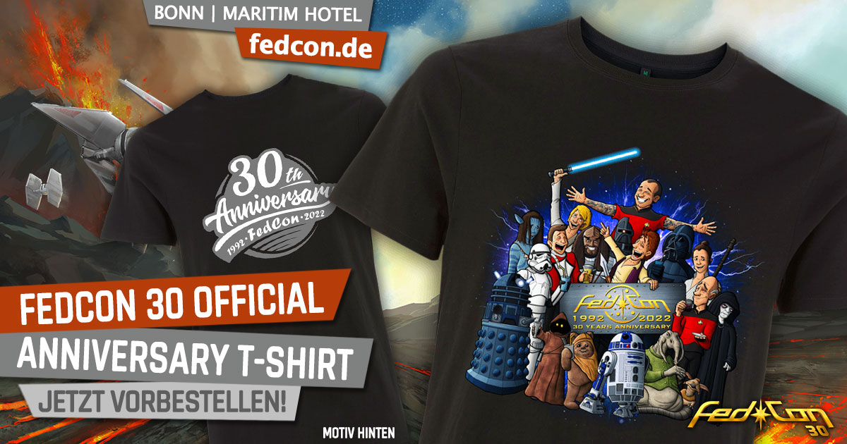 FedCon 30 | Merchandise | 30th Anniversary T-Shirt