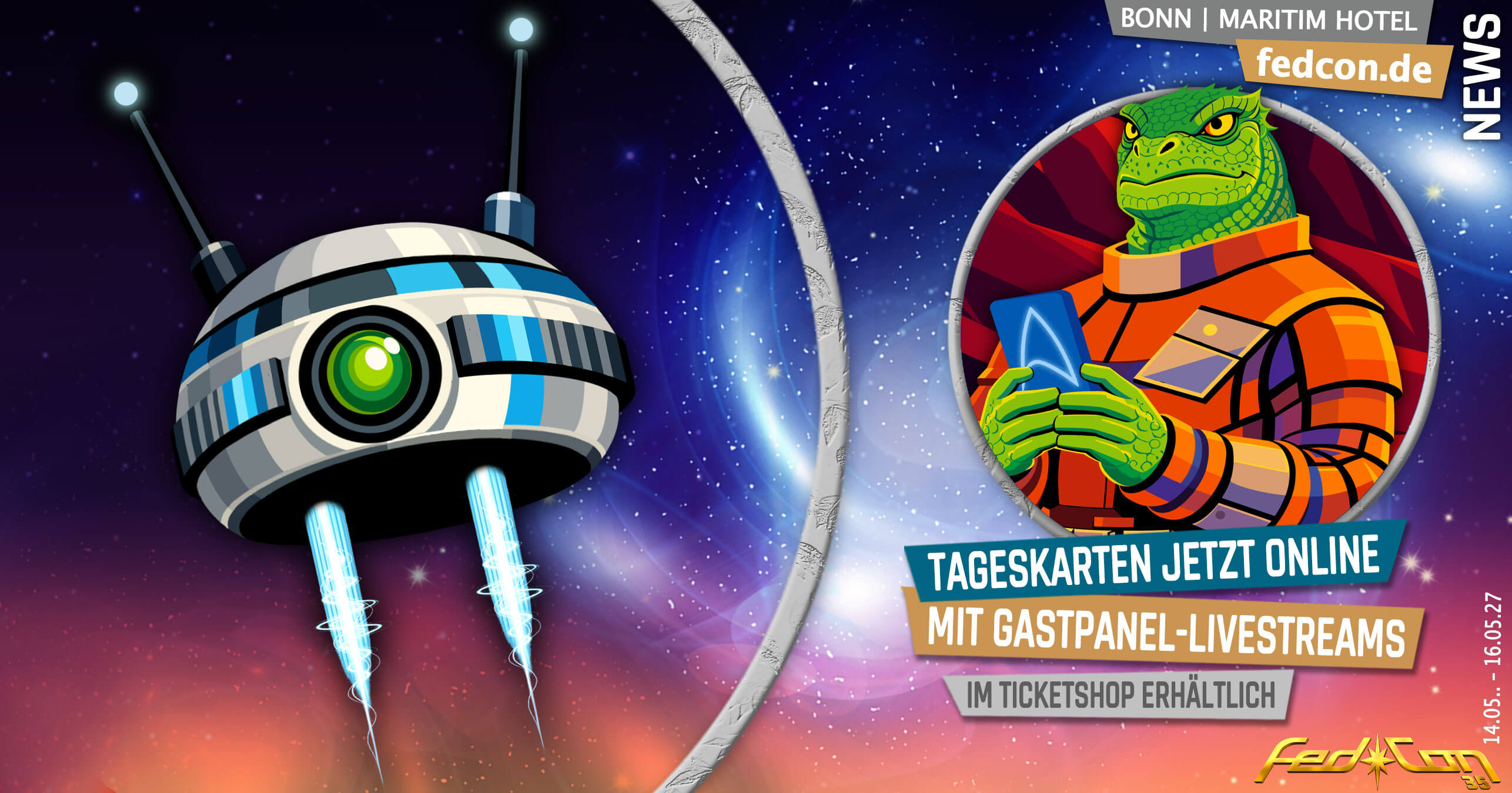FedCon 35 | News | Tageskarten jetzt online